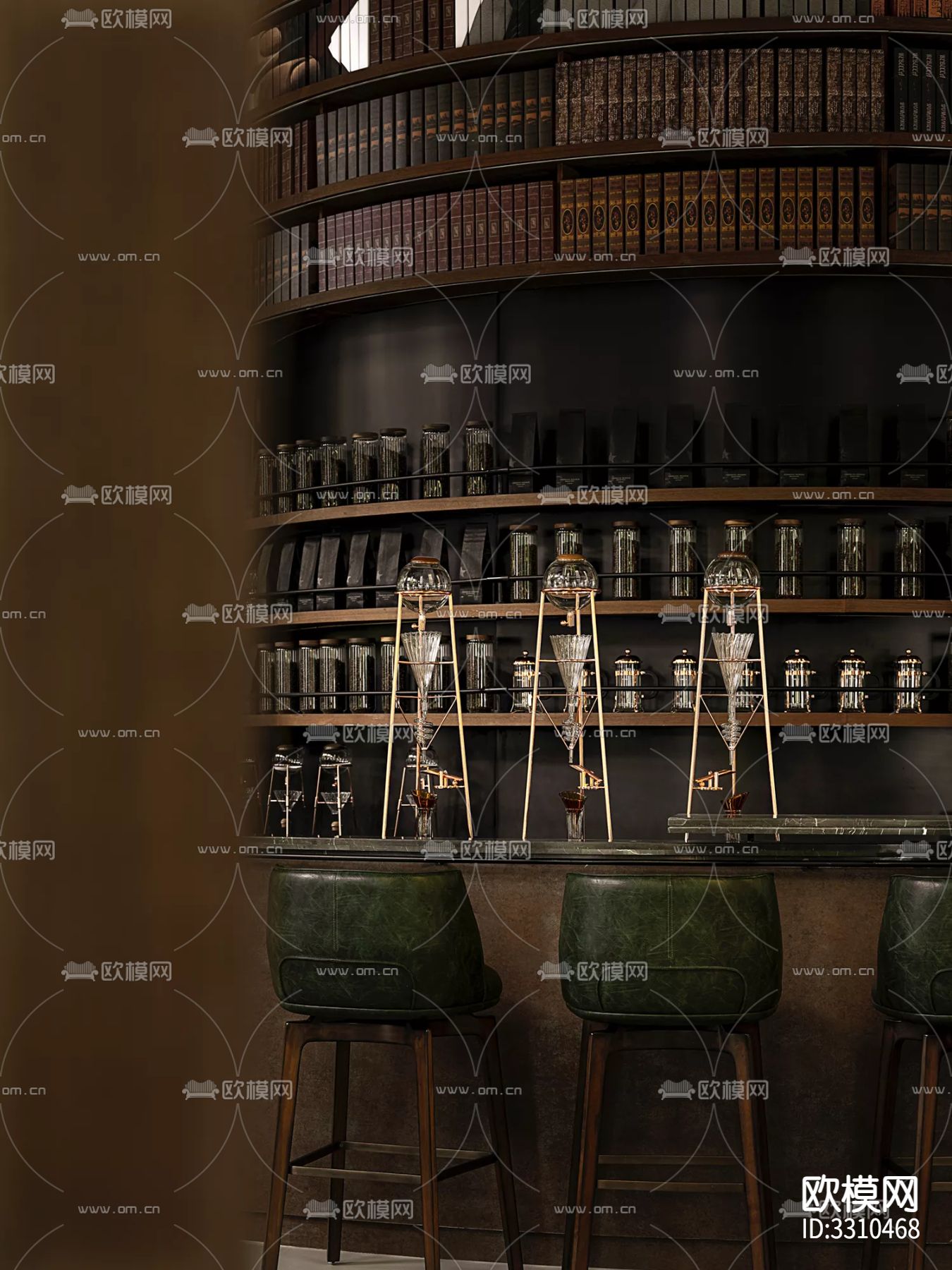 现代图书馆效果图下载（渲染图4）