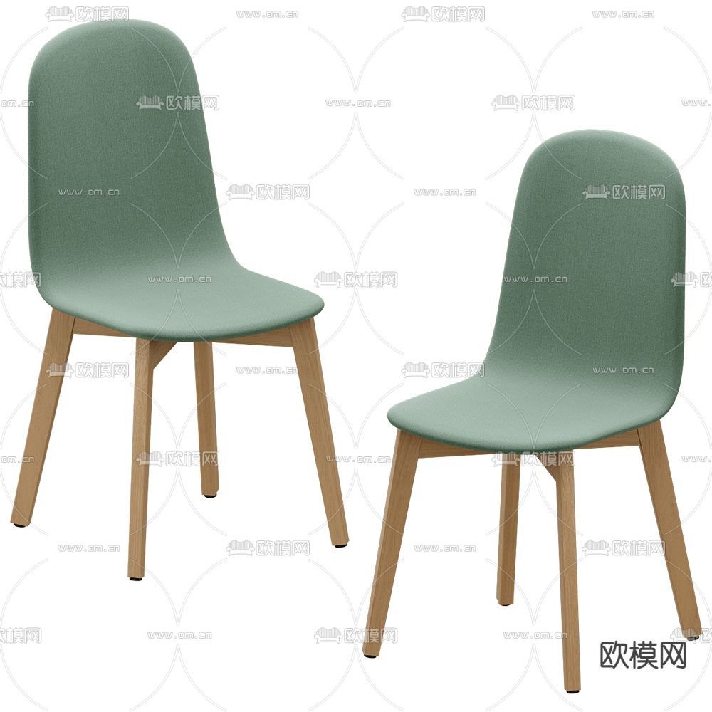 CANCIO 北欧椅子 餐椅3d模型下载