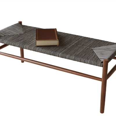  中古风床尾凳 长凳su模型 