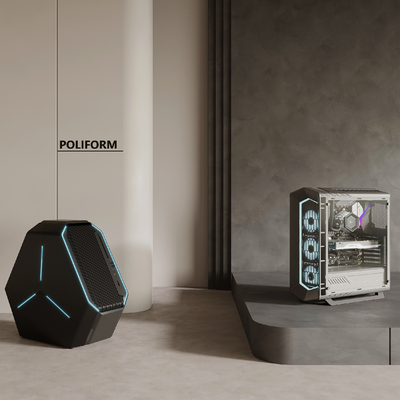  电竞机箱 电脑主机su模型 