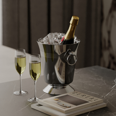  酒桶 酒瓶 冰块 书籍su模型 