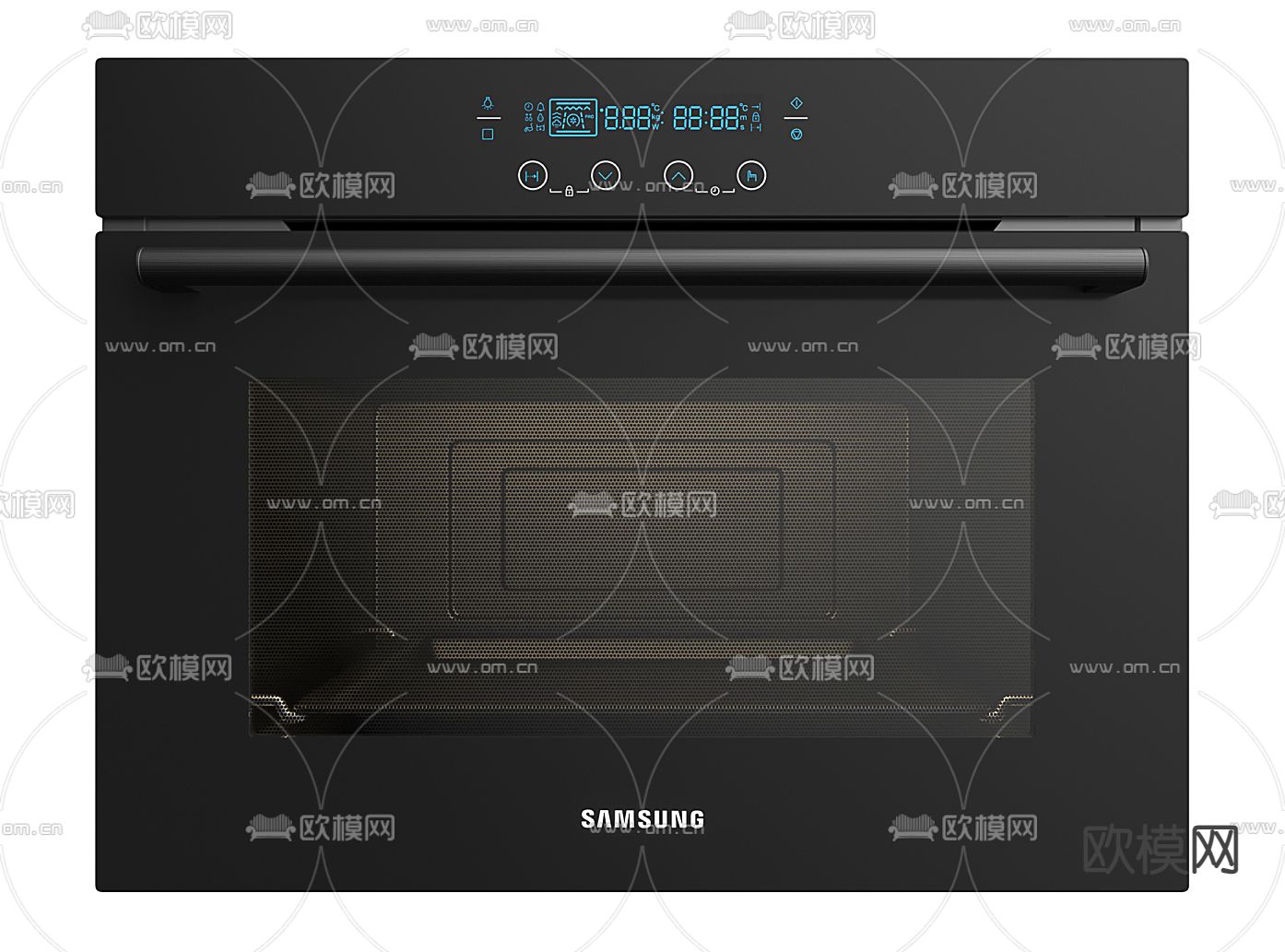 烤箱 微波炉 蒸烤箱su模型下载（渲染图3）