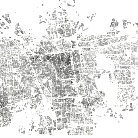  城市建筑 鸟瞰规划su模型 