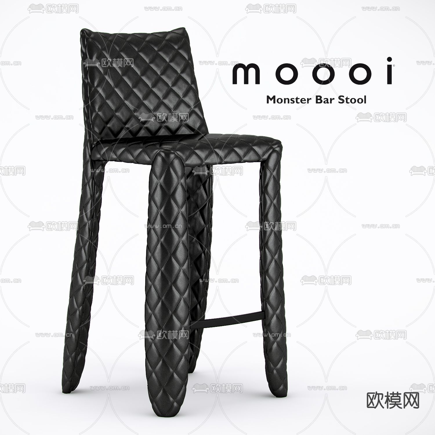 Moooi 吧椅 吧凳 高脚凳3d模型