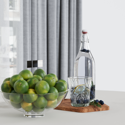  水果 果盘 橘子su模型 