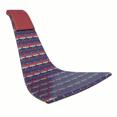  泳池躺椅 异形躺椅su模型 