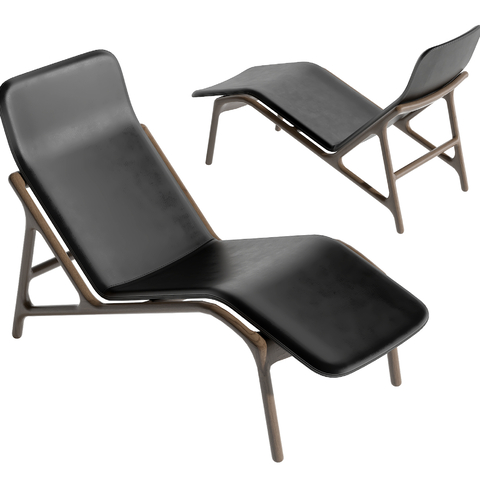  休闲椅 躺椅su模型 