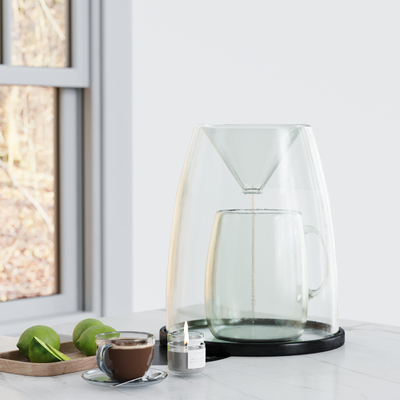  咖啡 果盘 饮具su模型 