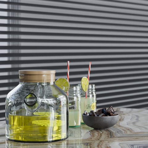  饮料 巧克力 水壶su模型 