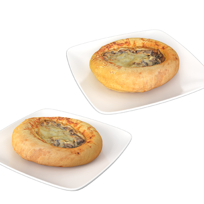  食品 面包su模型 