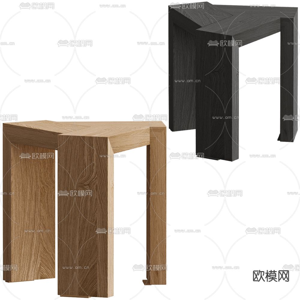 Modenature 现代边几 角几3d模型下载