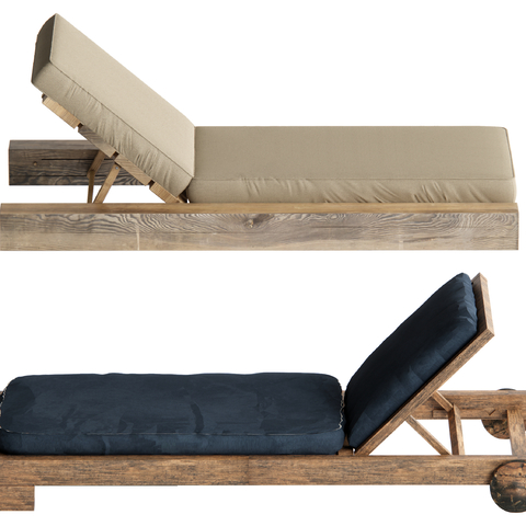  现代沙滩椅 躺椅su模型 