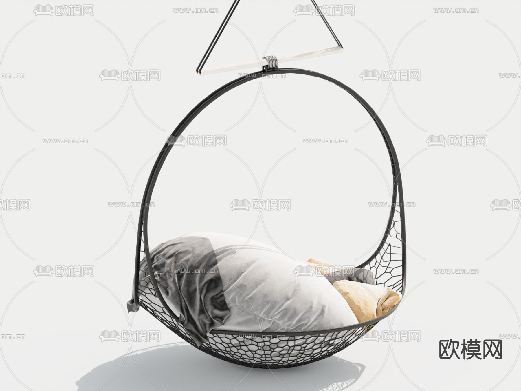 吊椅 秋千椅3d模型下载