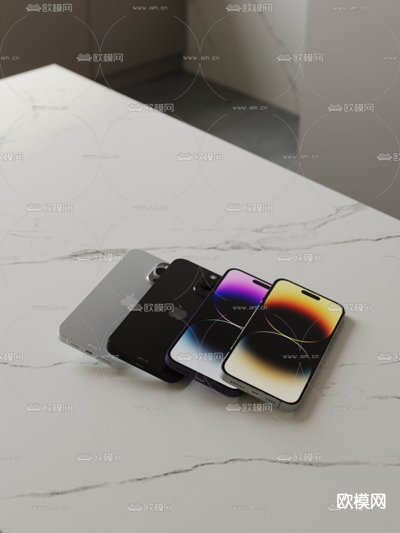 手机 苹果手机3d模型下载