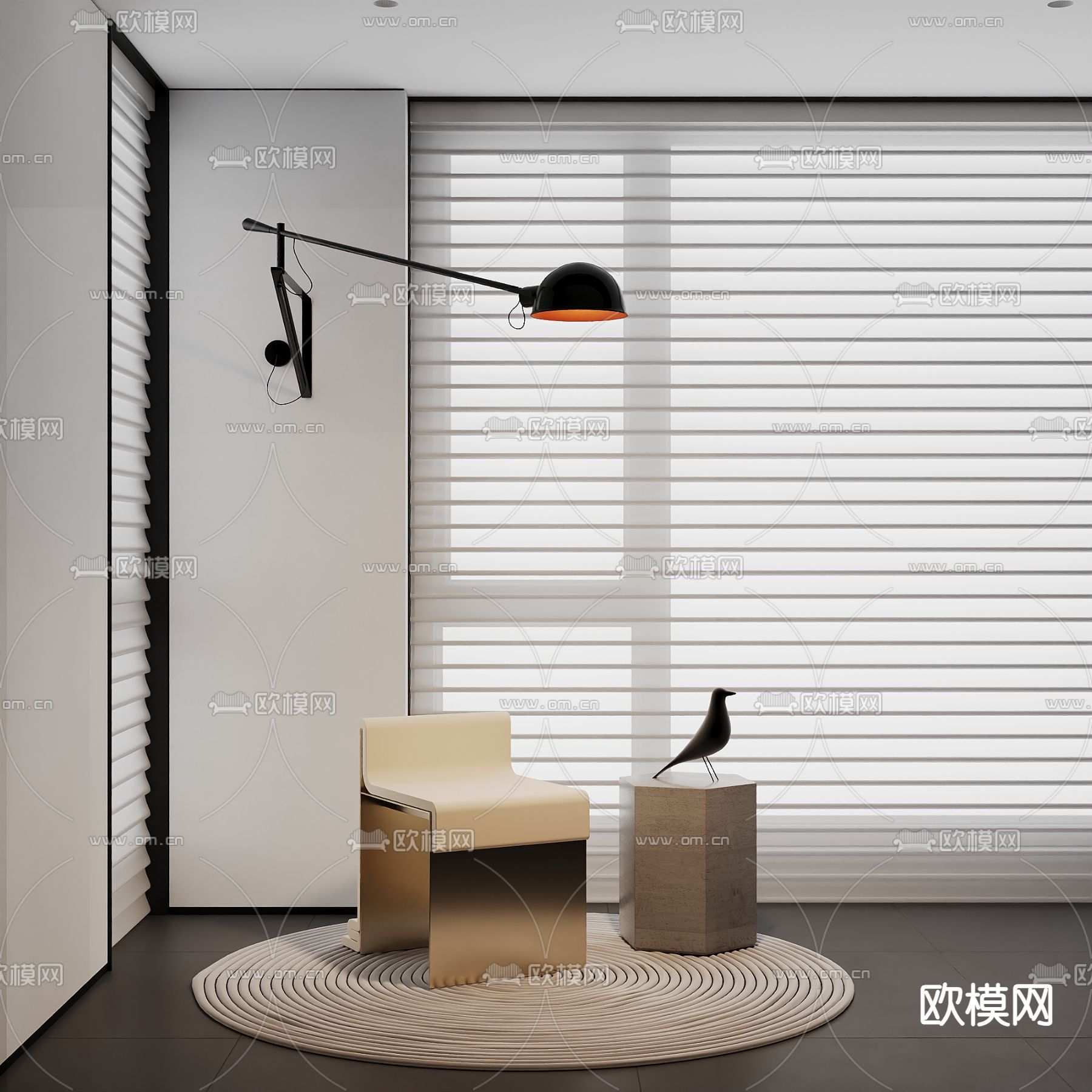 现代椅子 休闲椅3d模型下载