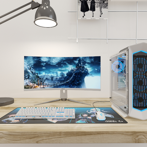  现代台式电脑su模型 