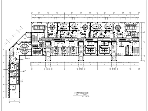  国际音乐会所欧式cad施工图 