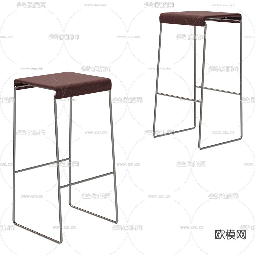 Brunner 吧椅 吧凳 高脚凳3d模型下载