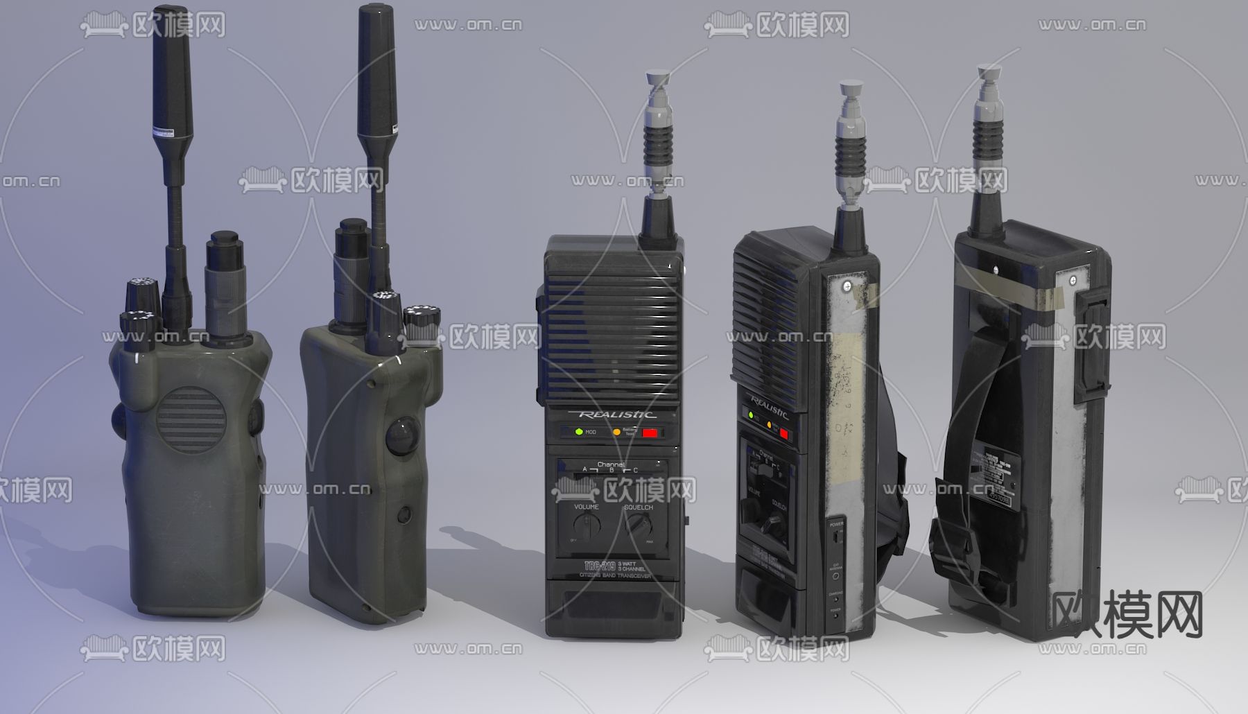 卫星电话 寻呼机3d模型下载