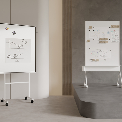  办公白板su模型 