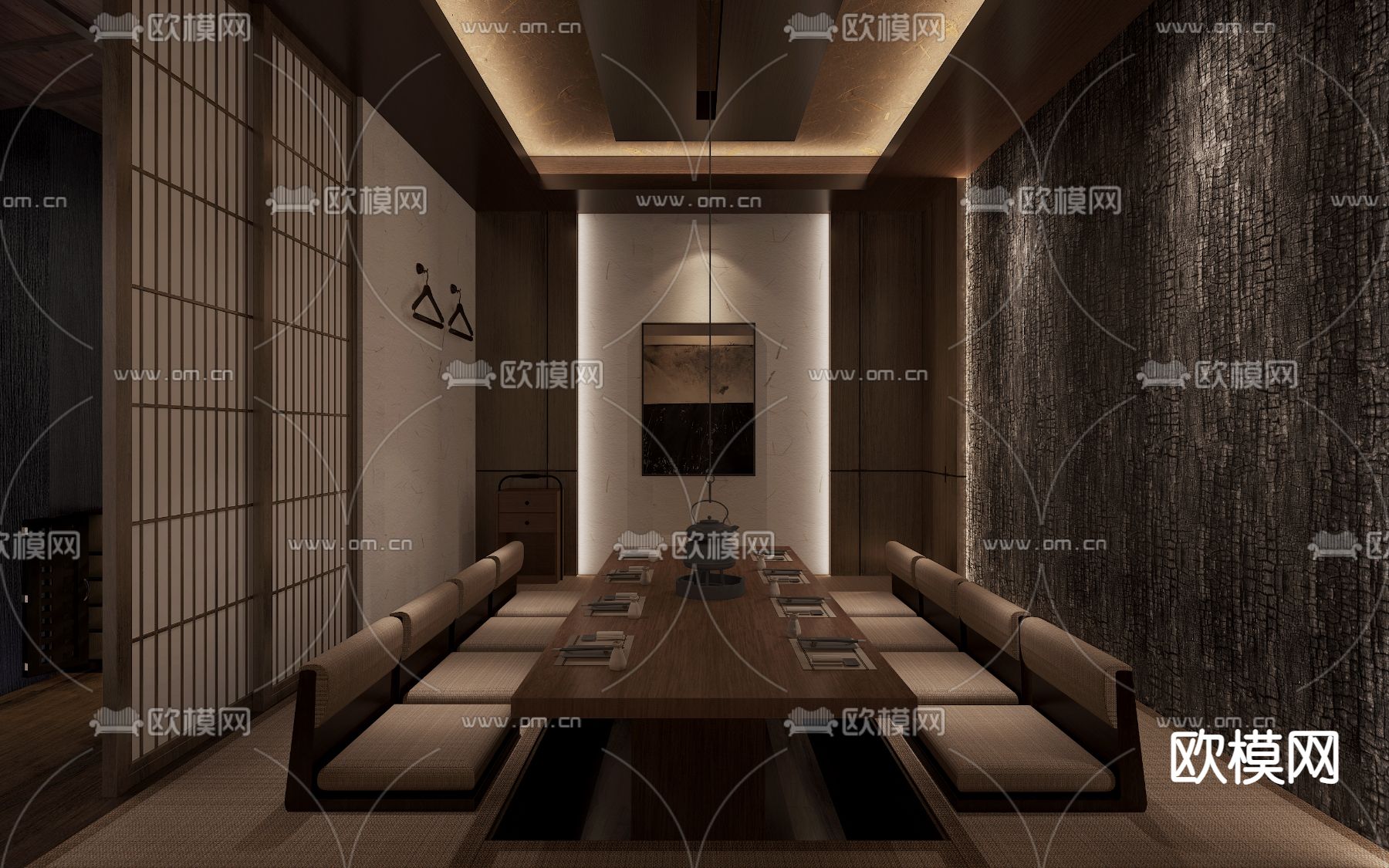 日式烧鸟店 居酒屋3d模型下载