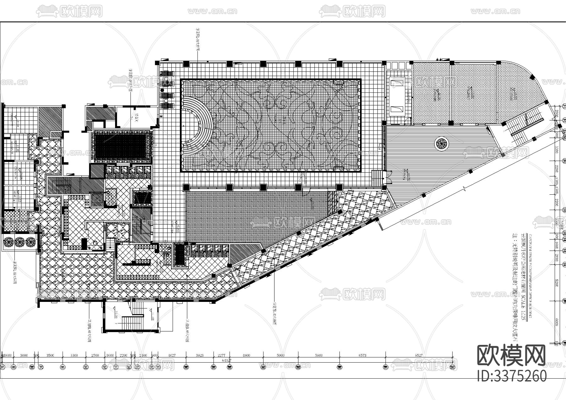 水疗会所设计CAD施工图下载（渲染图2）