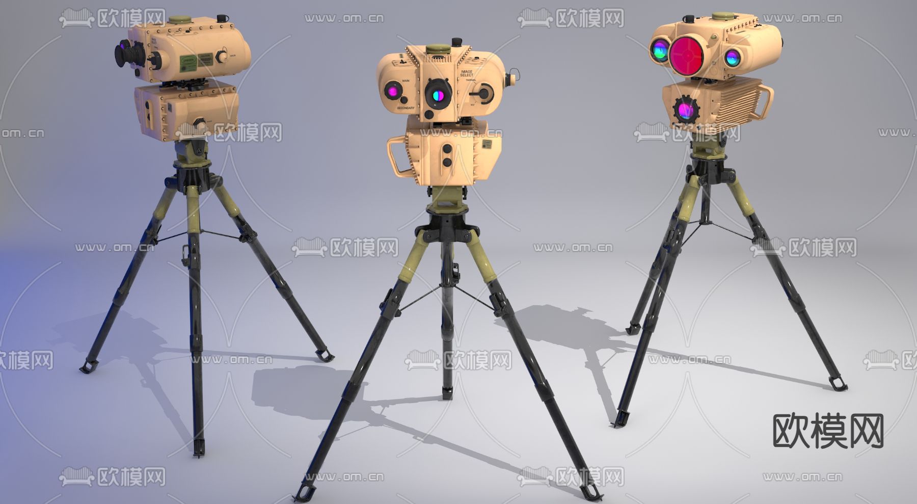 现代测距仪 测量仪3d模型下载