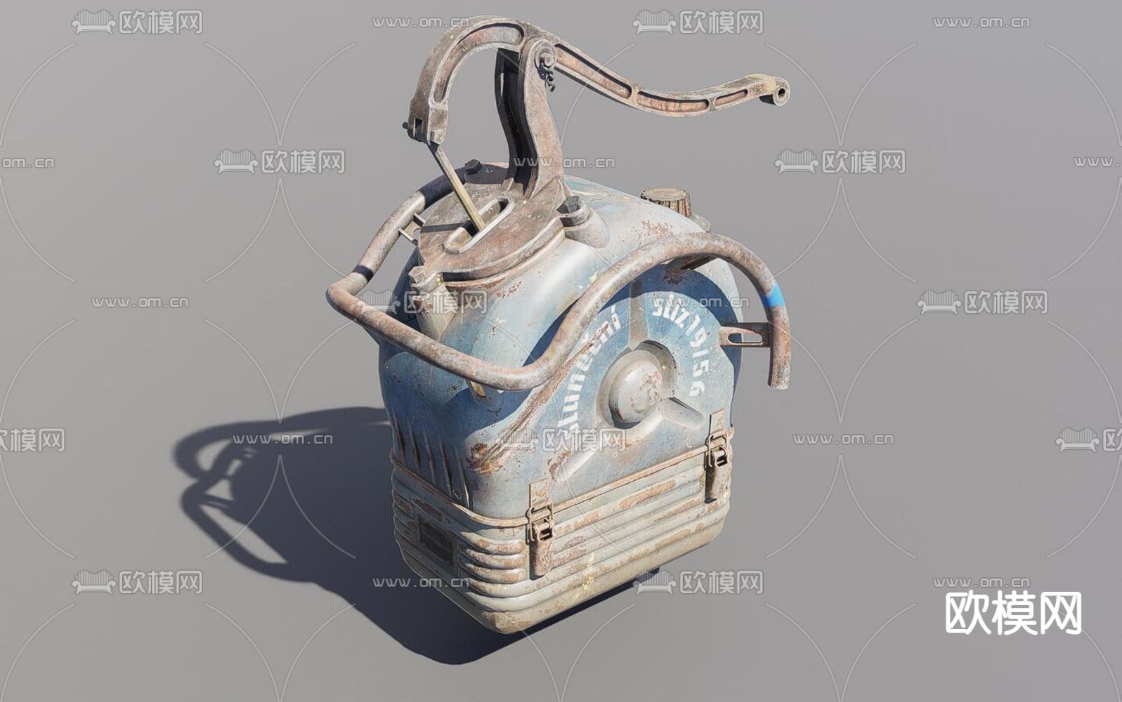 工业风设备 液体罐3d模型下载（渲染图1）