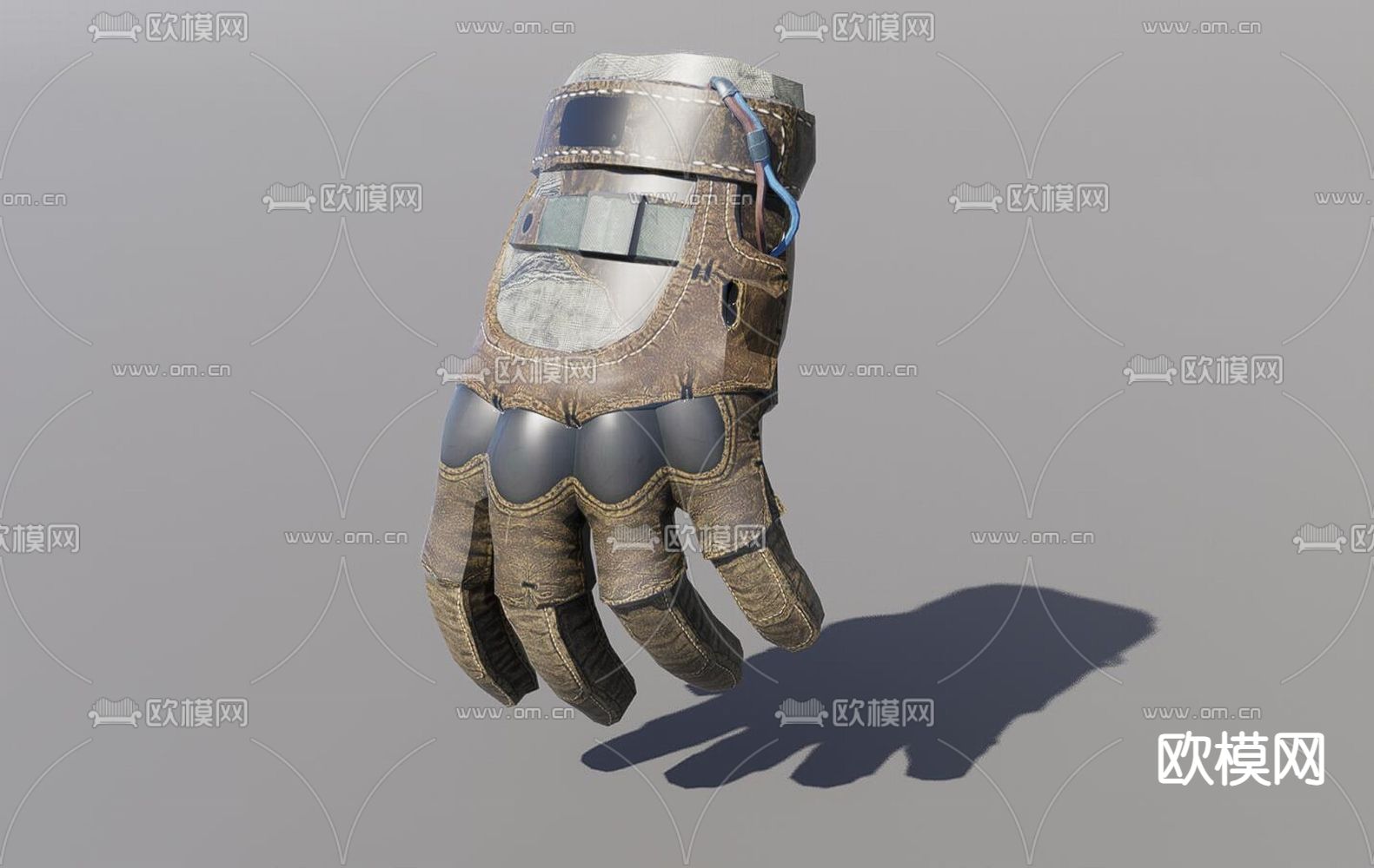 工业风手套3d模型下载（渲染图1）