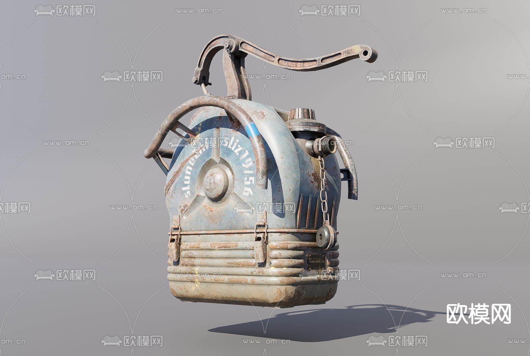 工业风设备 液体罐3d模型下载（渲染图3）