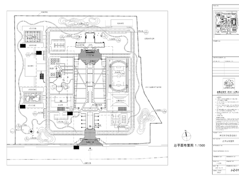 河北省中央黨校全套景觀設(shè)計(jì)cad施工圖 
