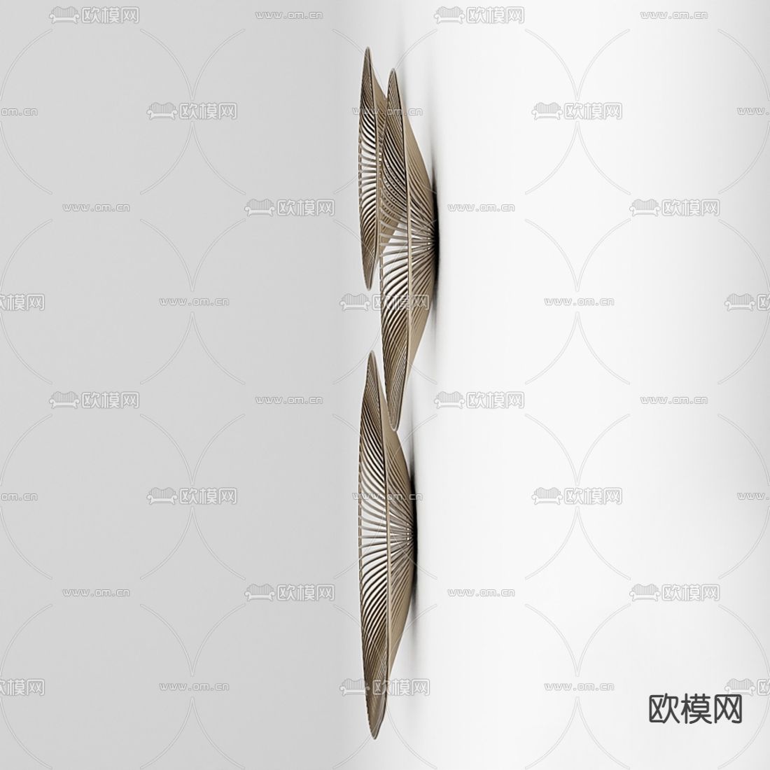 轻奢壁灯3d模型下载（渲染图3）