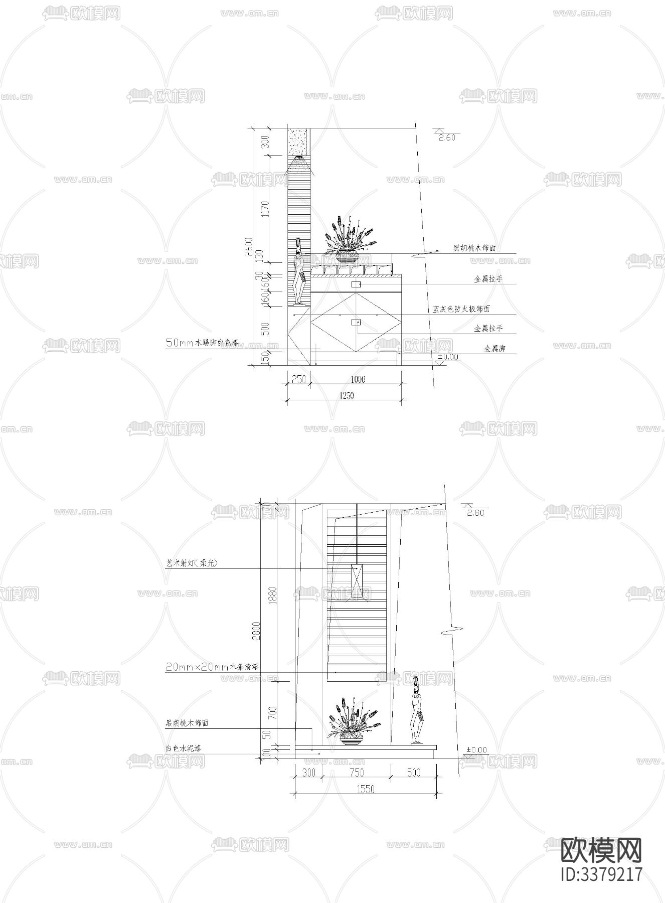 室内装饰节点大样下载（渲染图4）