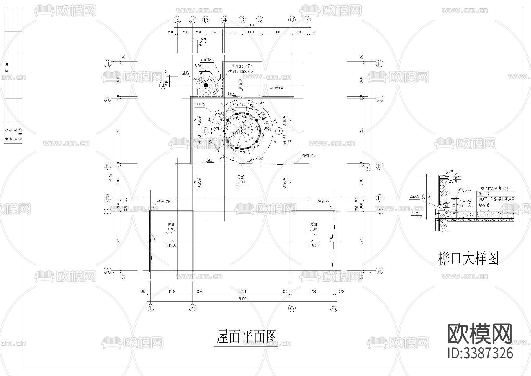 伊斯兰教清真寺cad施工图下载（渲染图6）
