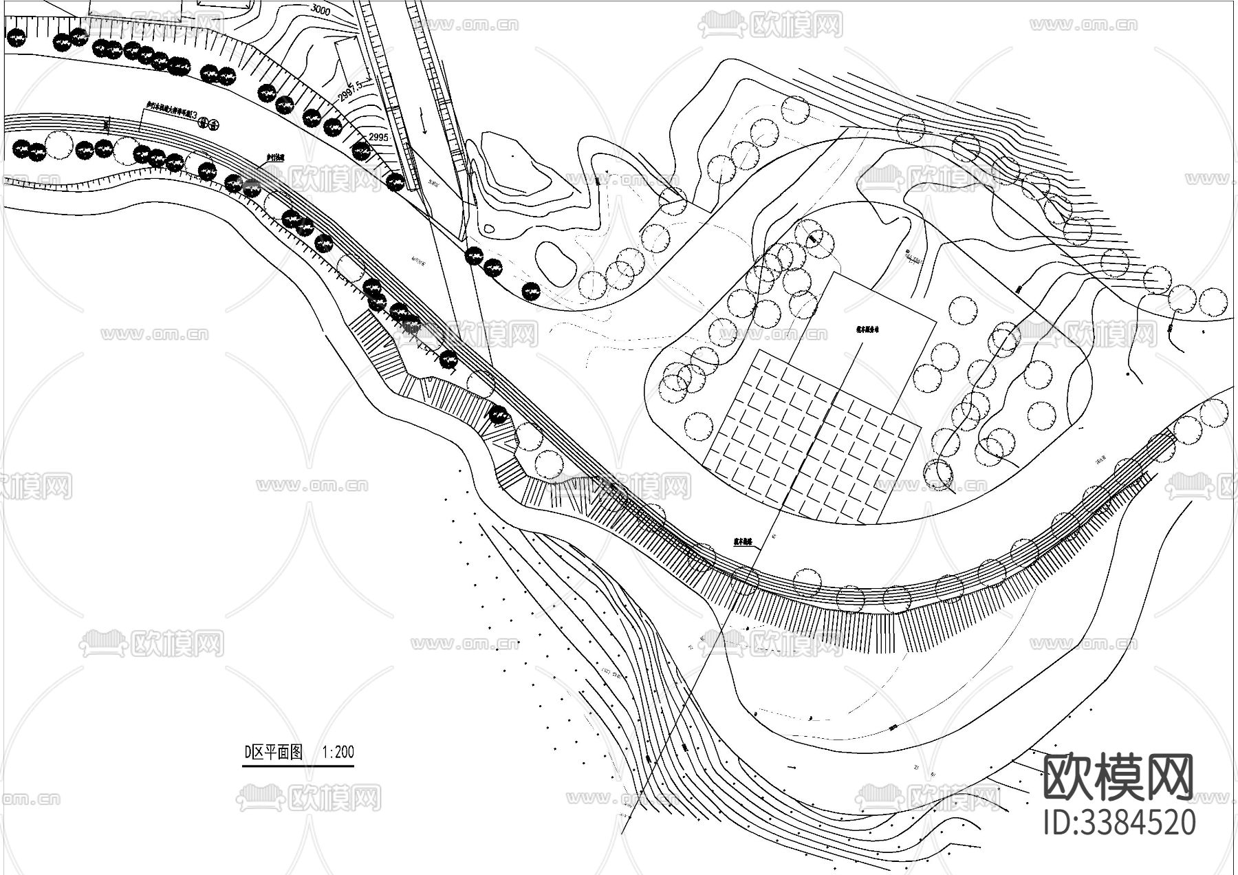 10套公园CAD图库下载（渲染图9）