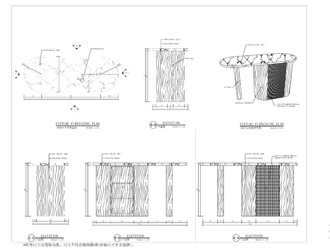  收银台 接待台 全息投影示意图cad大样图 