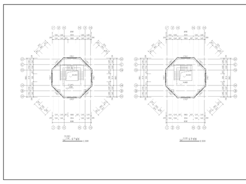  歐式觀光塔建筑設(shè)計(jì)cad大樣圖 
