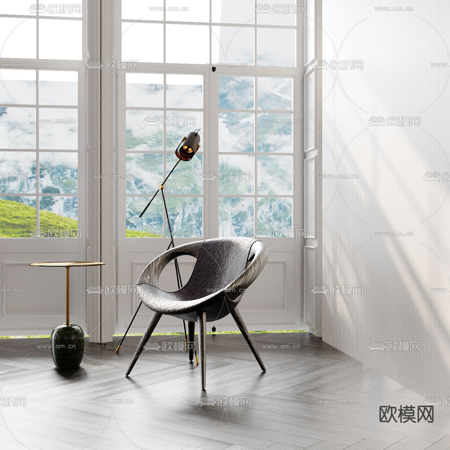 现代休闲椅 椅子3d模型下载