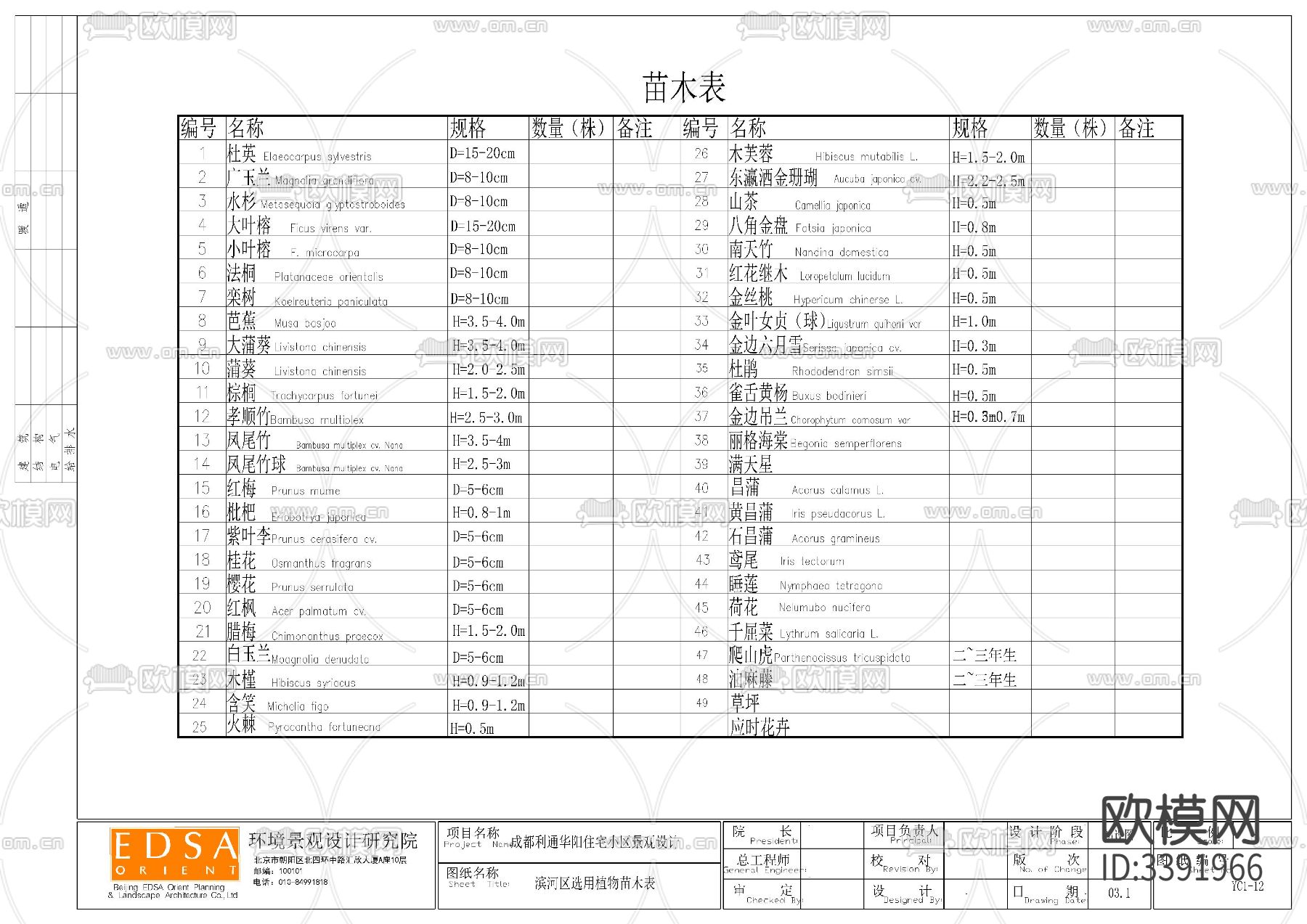 住宅小区景观cad施工图下载（渲染图2）