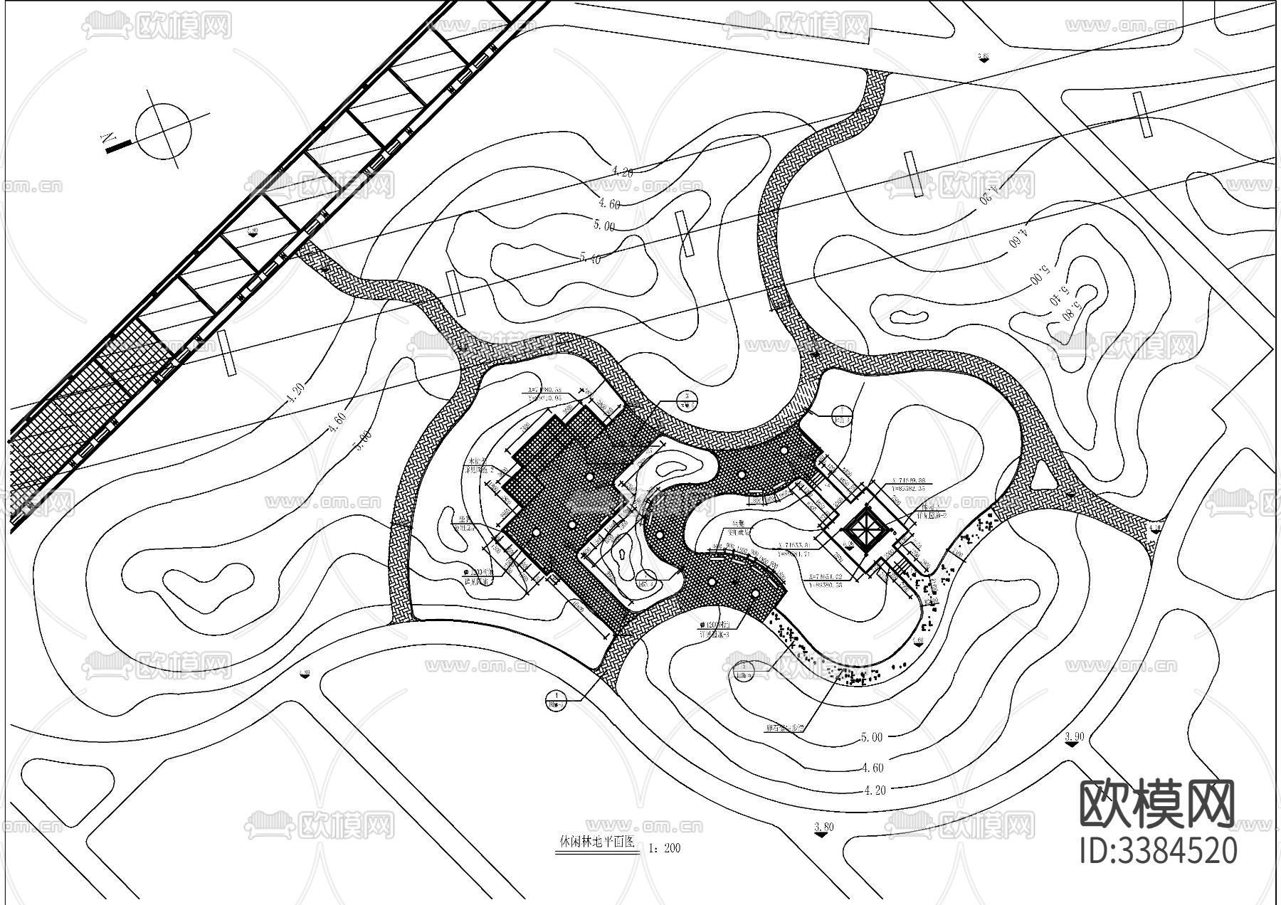 10套公园CAD图库下载（渲染图3）