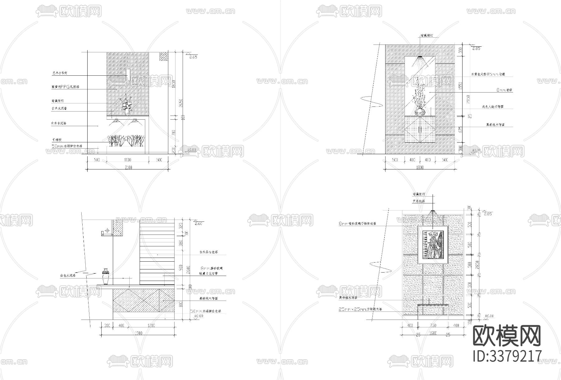 室内装饰节点大样下载（渲染图5）
