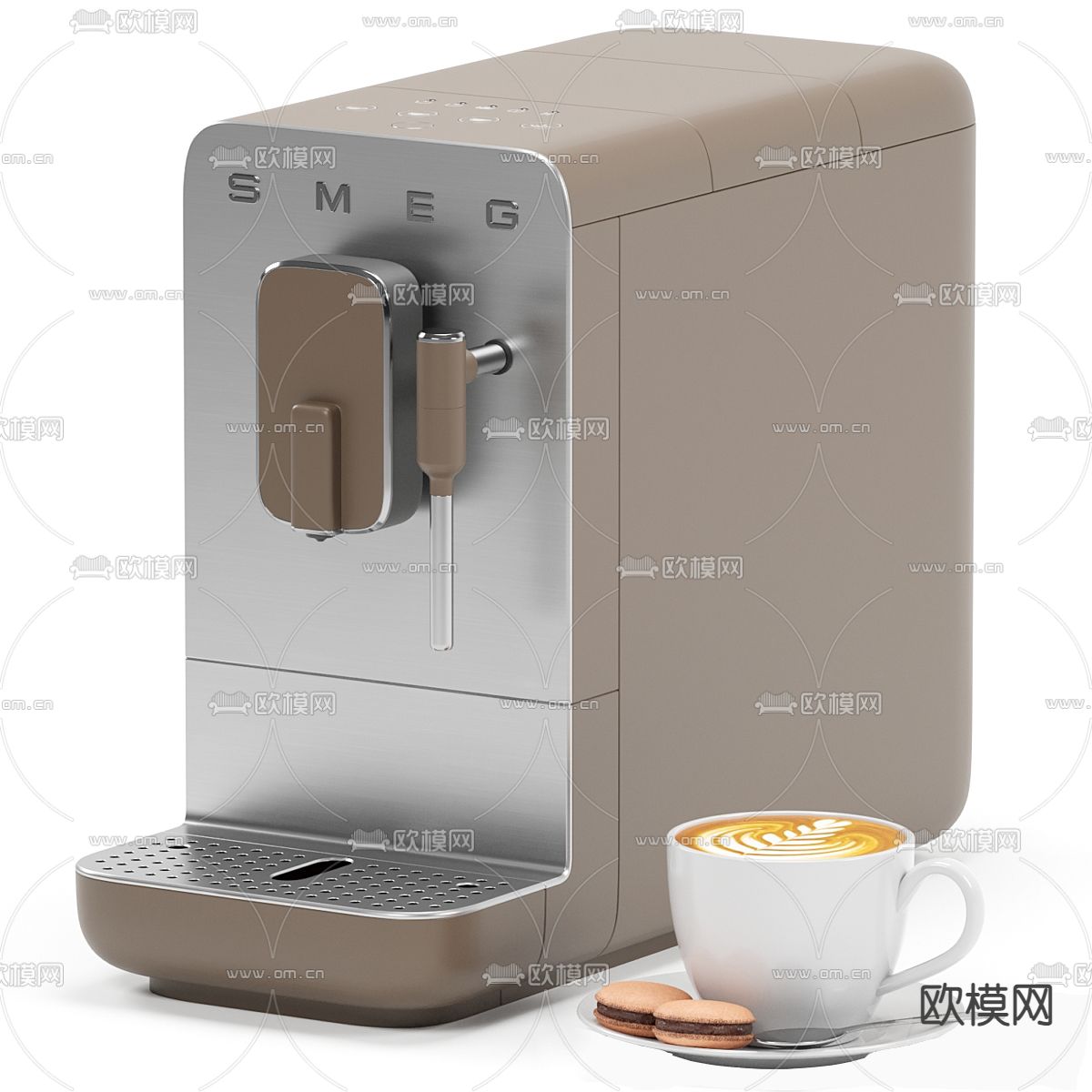 咖啡机 饮料机su模型下载（渲染图2）