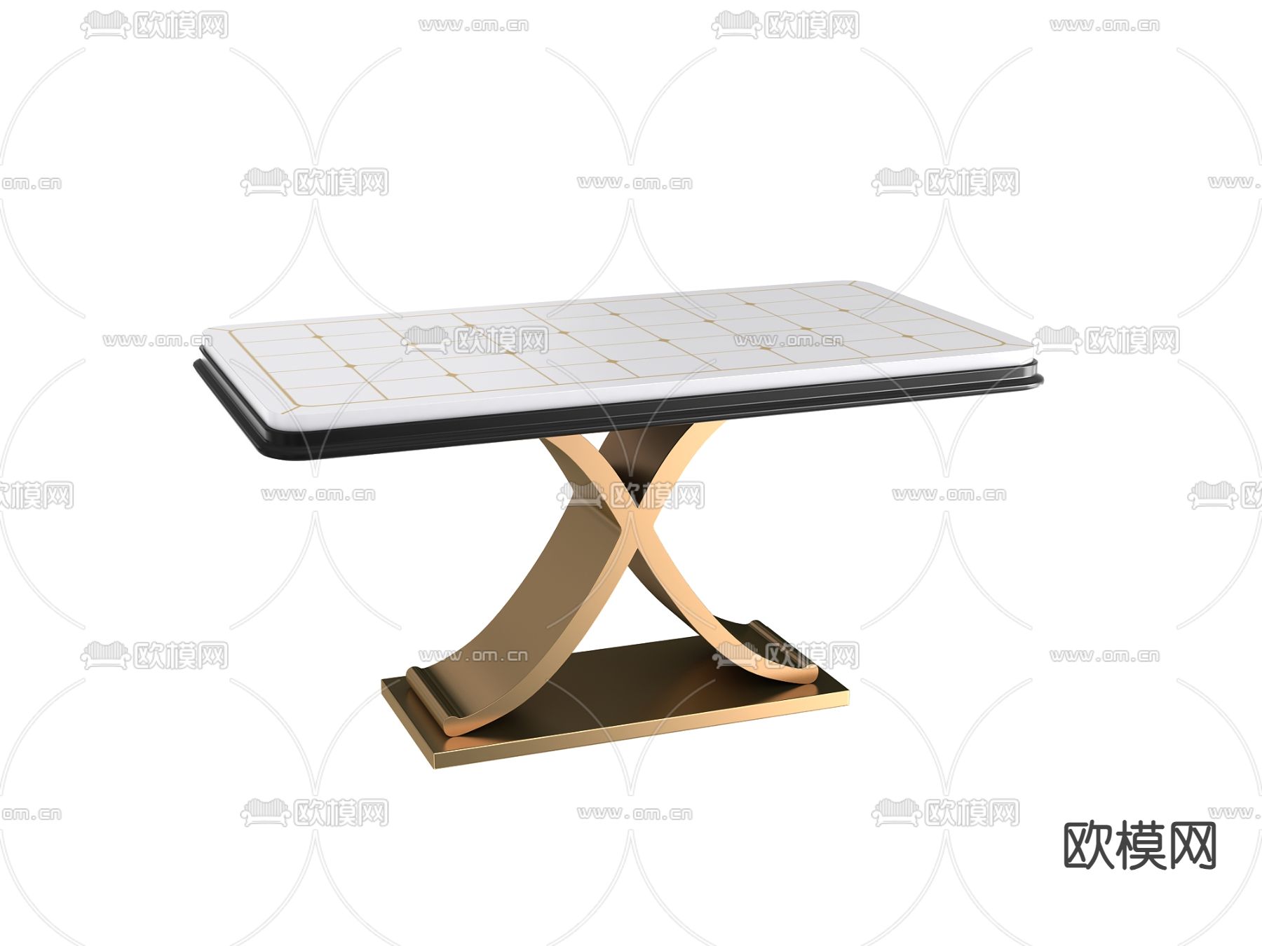 现代棋牌桌 棋桌3d模型下载