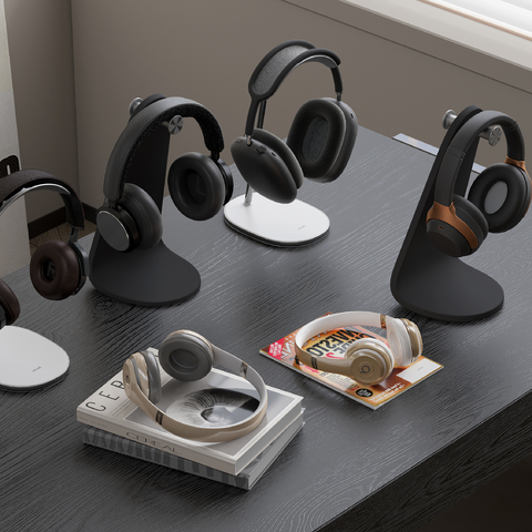  耳机 耳机架 书籍su模型 