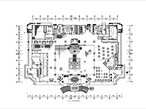  [北京]某国际酒店装修图cad施工图 