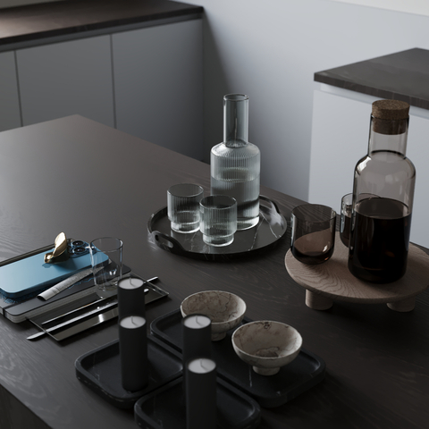  酒壶 水杯 杯子 酒瓶su模型 