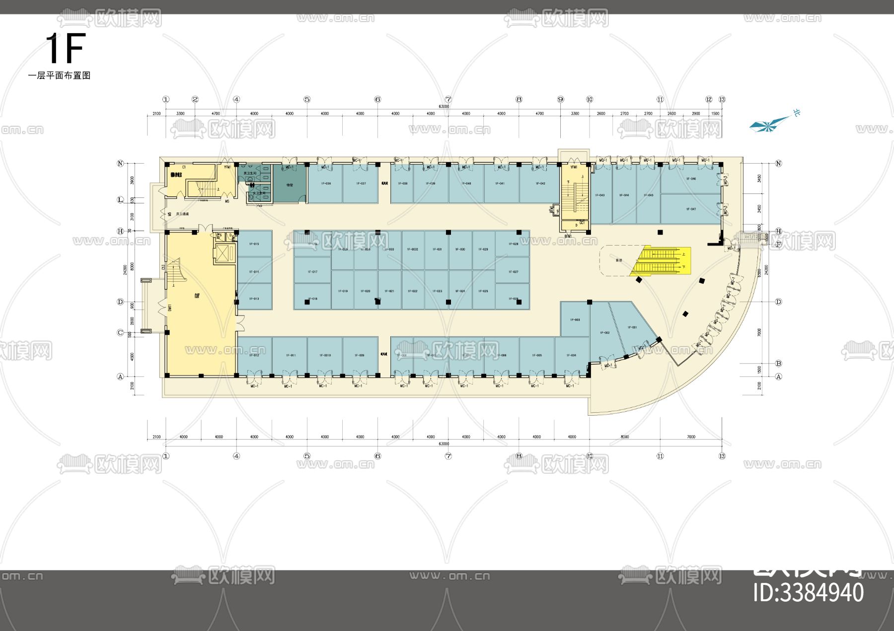 秦悦假日酒店CAD施工图下载（渲染图1）