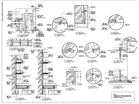  武汉RENAISSANCE酒店节点大样图 