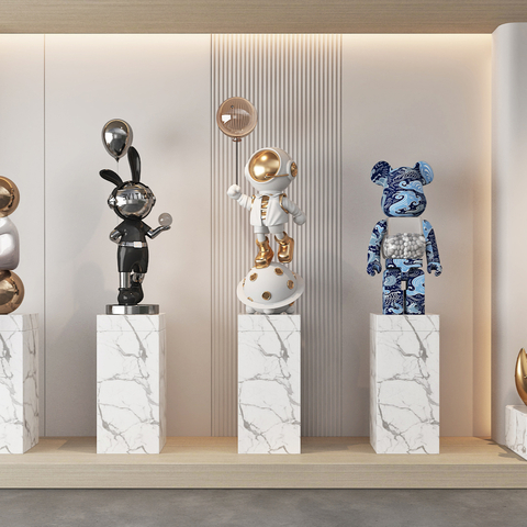  现代雕塑摆件 潮玩 公仔su模型 