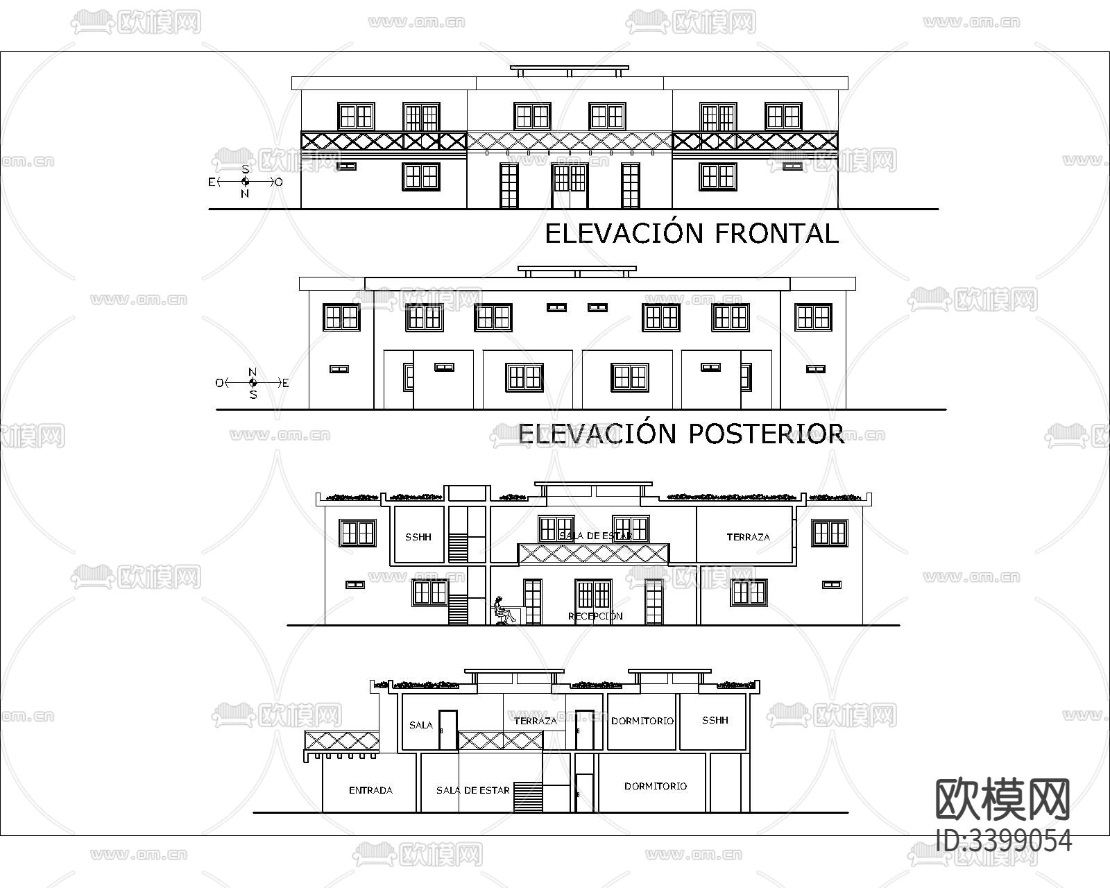 生物气候酒店详图cad施工图下载（渲染图3）